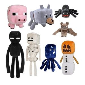 Minecraft plush toys. 8 pcs set